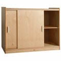 Whitney Brothers WB9698 40 1/2'' x 19 3/4'' x 32'' Storage Cabinet with Sliding Doors 9469698